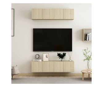 TV ormarići 4 kom boja hrasta sonome 60 x 30 x 30 cm od iverice