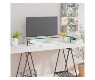 Stalak za TV /Monitor Prozirno Staklo 90x30x13 cm