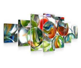 Set Tablou DualView Startonight Mingi de Cristal, 7 piese, luminos in intuneric, 100 x 240 cm