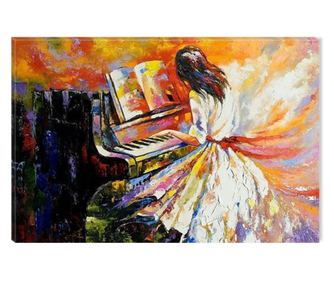 Tablou DualView Startonight Cantand la pian, luminos in intuneric, 60 x 90 cm
