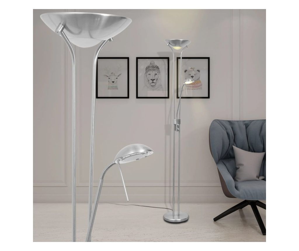 Lampă de podea cu iluminare LED și intensitate variabilă 23 W