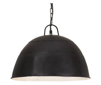 kerek fekete ipari vintage függőlámpa 25 W 41 cm E27