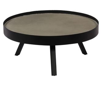 Konferenční stolek s betonovou deskou 74 x 32 cm