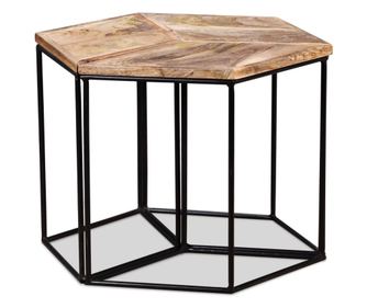 Stolić za kavu od masivnog drva manga 56 x 48 x 40 cm