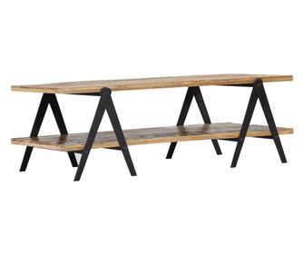 Masuta de cafea, 115 x 60 x 40 cm, lemn masiv reciclat