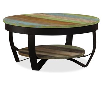 Konferenční stolek masivní recyklované dřevo 65 x 32 cm