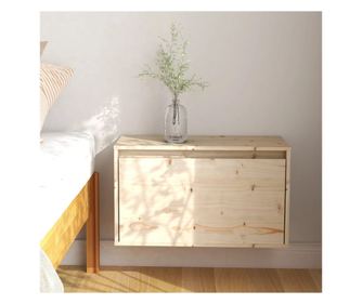 tömör fenyőfa faliszekrény 60 x 30 x 35 cm