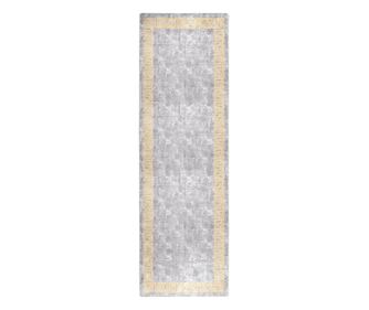 Килим за пране, сив, 80x300 см, неплъзгащ се