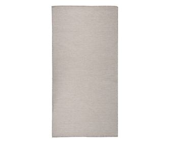 Zunanja preproga, taupe siva, 100x200 cm, ploščato tkanje