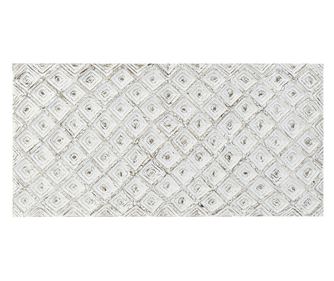 Табла за легло DKD Home Decor Бял Дървен MDF (162 x 4 x 81 cm)