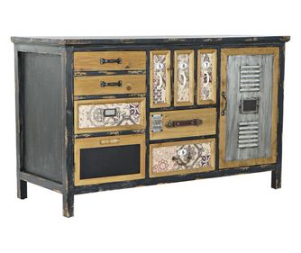 Скрин DKD Home Decor, Ела, Метал, 120 x 50 x 74 cm