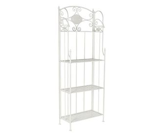Лавица DKD Home Decor Бял Метал (61 x 29 x 163,5 cm)