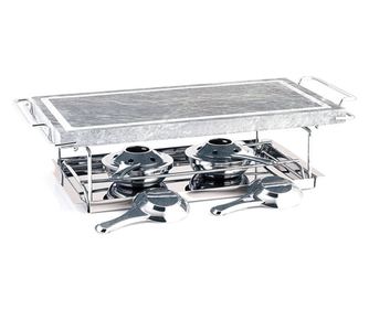 Ibili Grilovací pánev, mramorová deska, 37x19 cm