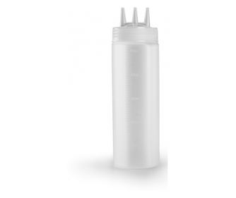 Μπουκάλι σιροπιού Ibili-Flex, πλαστικό, 500 ml, λευκό