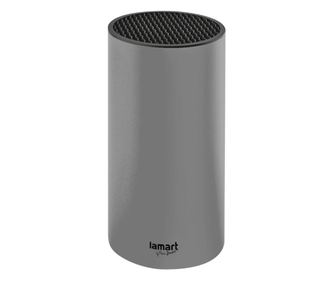 Suport pentru cutite Lamart LT2083, 11 x 22.5 cm, gri