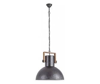 Żyrandol z szarego metalu Odessa 51x178 cm