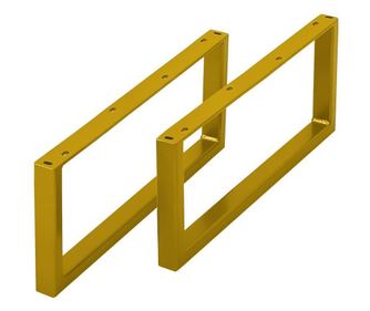 Set 2 picioare Stil Scandinav Slim - noptiera & comoda,18 cm H x 45 cm L ,  Vopsire in camp electrostic, Finisaje Premium, Balus