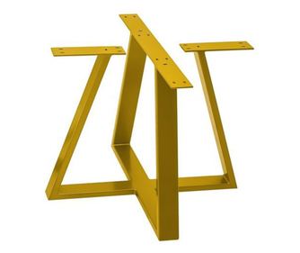 Set Picior Masa Cafea Stil Scandinav Trapez, 47 cm H x 60 cm L , Vopsire in camp electrostic, Finisaje Premium, BalustradeTM, Me