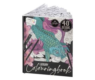 Carte de colorat A4 Luxury 250 gr Craft Sensations - abstract