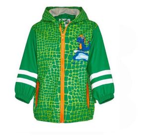 Детски дъждобран, Playshoes, Dino, зелен, 86 см