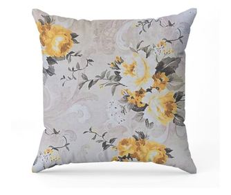 Μαξιλαροθήκη rosela amarillo 45x45 sm.