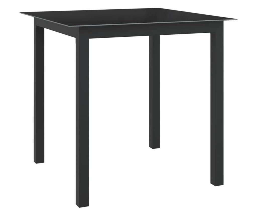 5-dijelni vrtni blagovaonski set aluminijski antracit 