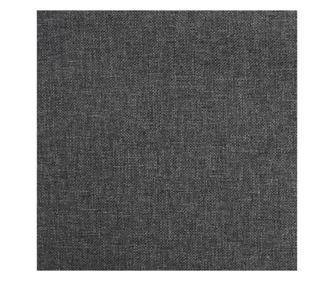 Vrtljiv jedilni stol temno sivo blago