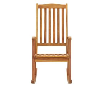 Houpací křeslo masivní akáciové dřevo