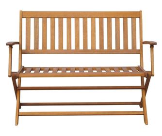 Vrtna klupa 120 cm masivno bagremovo drvo