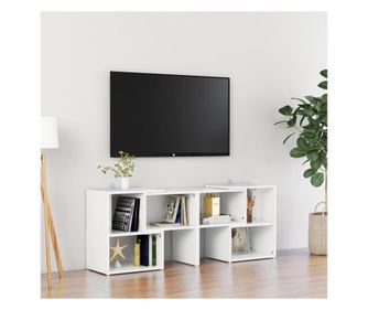 TV ormarić bijeli 104 x 30 x 52 cm od iverice