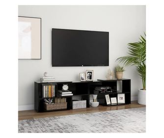 TV ormarić crni 149 x 30 x 52 cm od iverice
