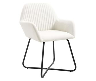 Jedilni stoli 6 kosov krem blago