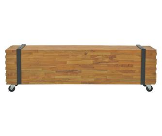 TV stalak 110 x 30 x 32,5 cm od masivne tikovine
