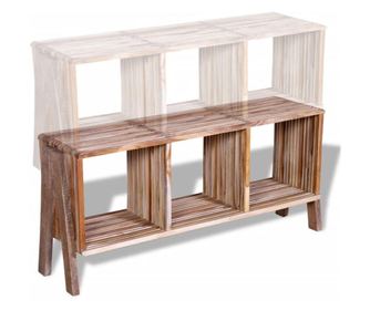 TV kabinet od tika s 3 police