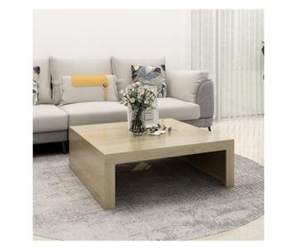 Stolić za kavu boja hrasta sonome 100 x 100 x 35 cm od iverice