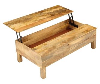 Masuta de cafea, 110 x 55 x 35 cm, lemn masiv de mango