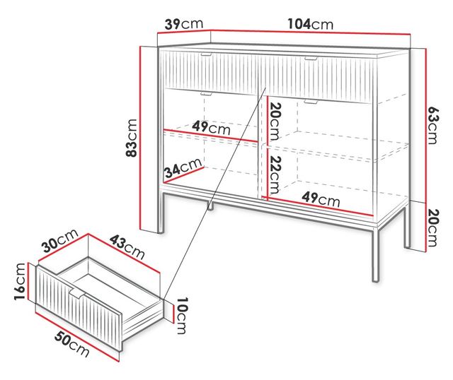 Comoda Mijano MKSZ104