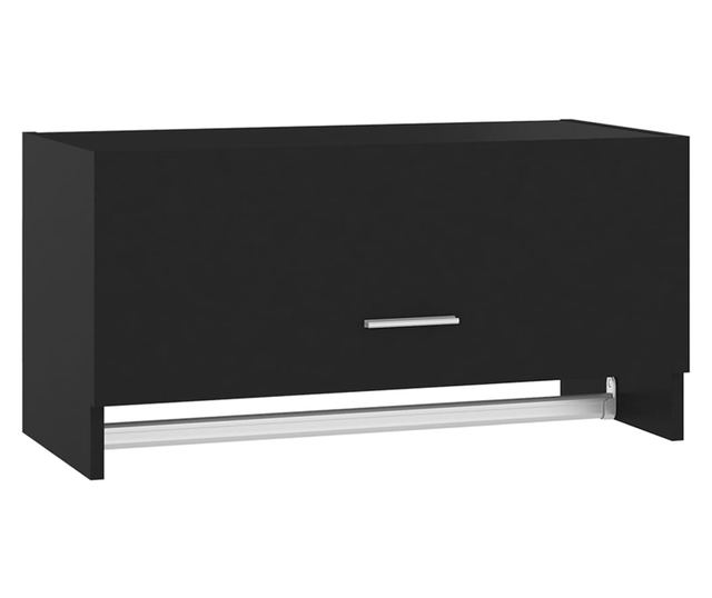 Ormar crni 70 x 32,5 x 35 cm od iverice