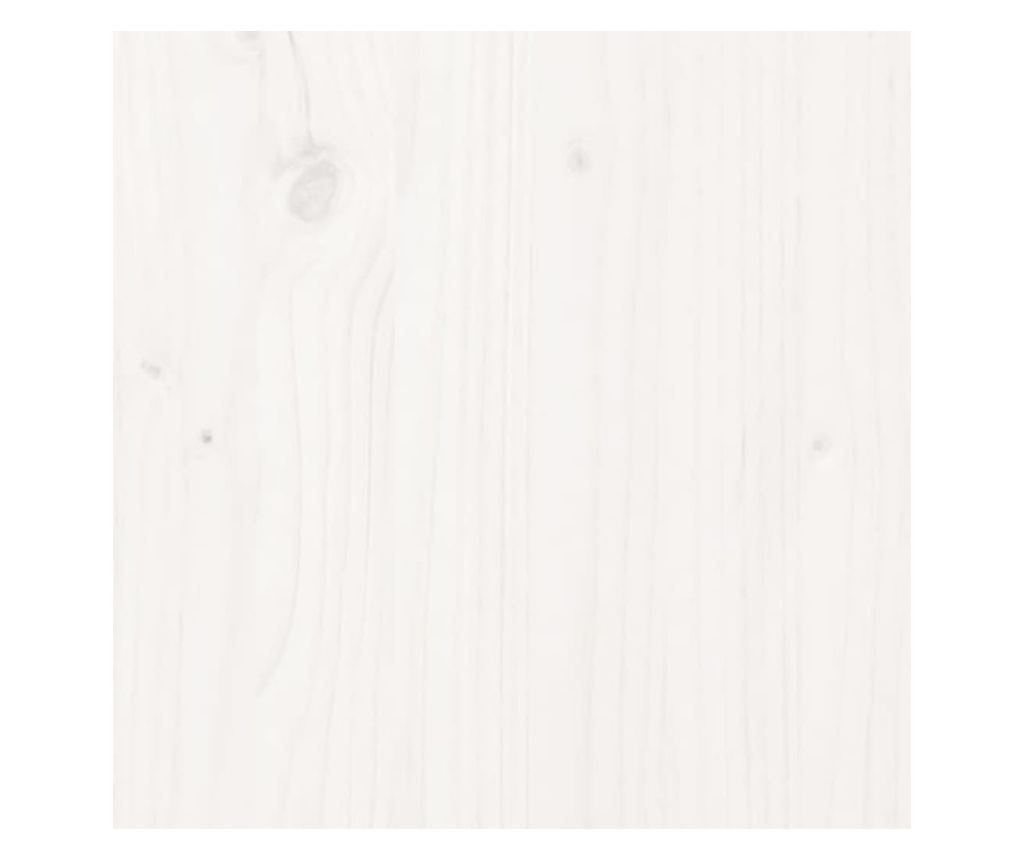 Pisalna miza z omarami, bela, 135x50x75 cm, masivni borovec - 9