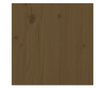 mézbarna tömör fa ágykeret 120 x 190 cm (4FT Small Double)