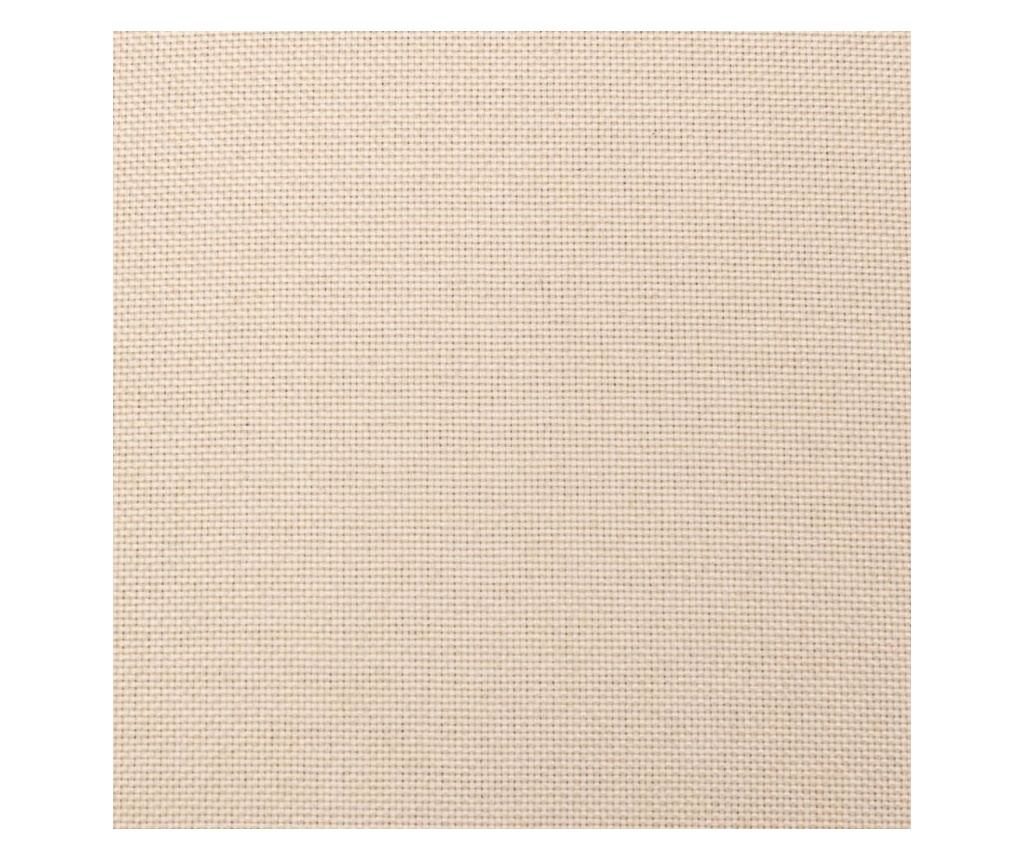 Електрически реклайнер фотьойл, кремав, текстилна материя - 8