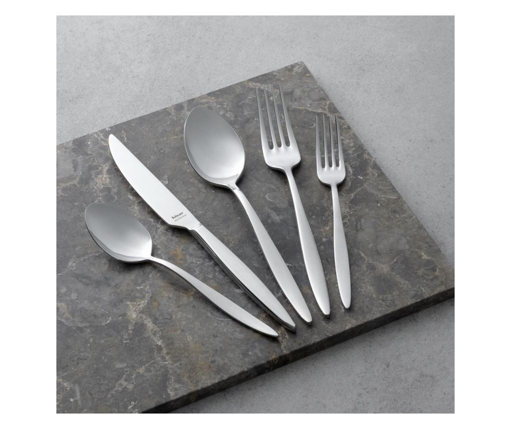 HISAR MERCURY Set 6 linguri pentru desert, inox 18/10, L16,6cm - 4