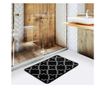 Килим за баня Chilai Home 359CHL1744, 40х60 см, 100% антиалергични нишки от полиамид, Черен