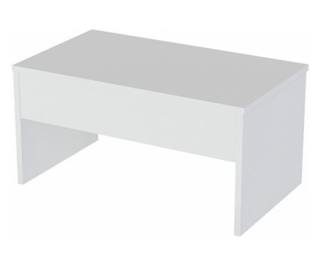 Furny Home Τραπεζάκι Σαλονιού 756FRN2815, 90x52 εκ., Επεκτεινόμενο, Λευκό - 4