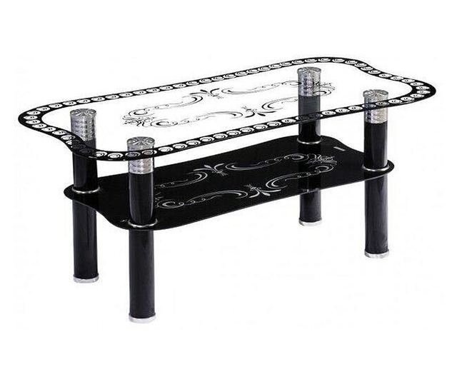 Masuta de cafea Sani Lena 100 cm negru