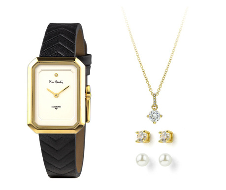 Ceas Pierre Cardin Gift Set   & Necklace & Earrings PCDX8381L20 pentru Femei