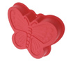Set 2 forme silicon, Quasar & Co.®, model fluture si Mickey, tavi copt termorezistente, silicon, rosu
