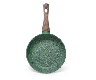 Tigaie Fissman-Malachite, aluminiu, verde/maro