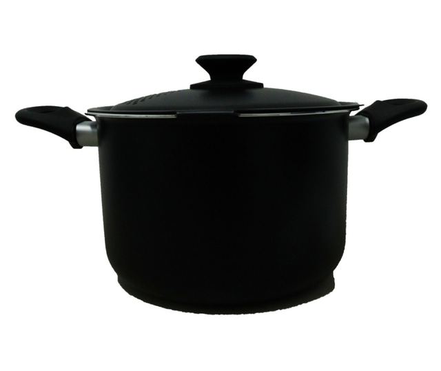 Ibili-Inducta tésztafazék, alumínium, 22x15 cm, fekete