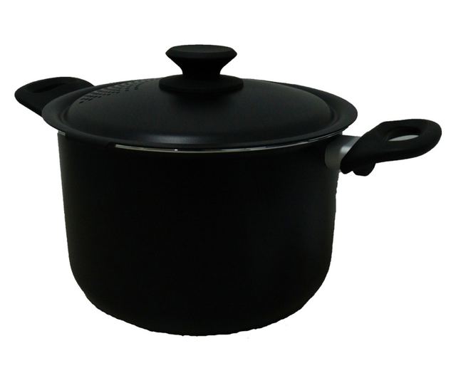 Ibili-Inducta tésztafazék, alumínium, 22x15 cm, fekete